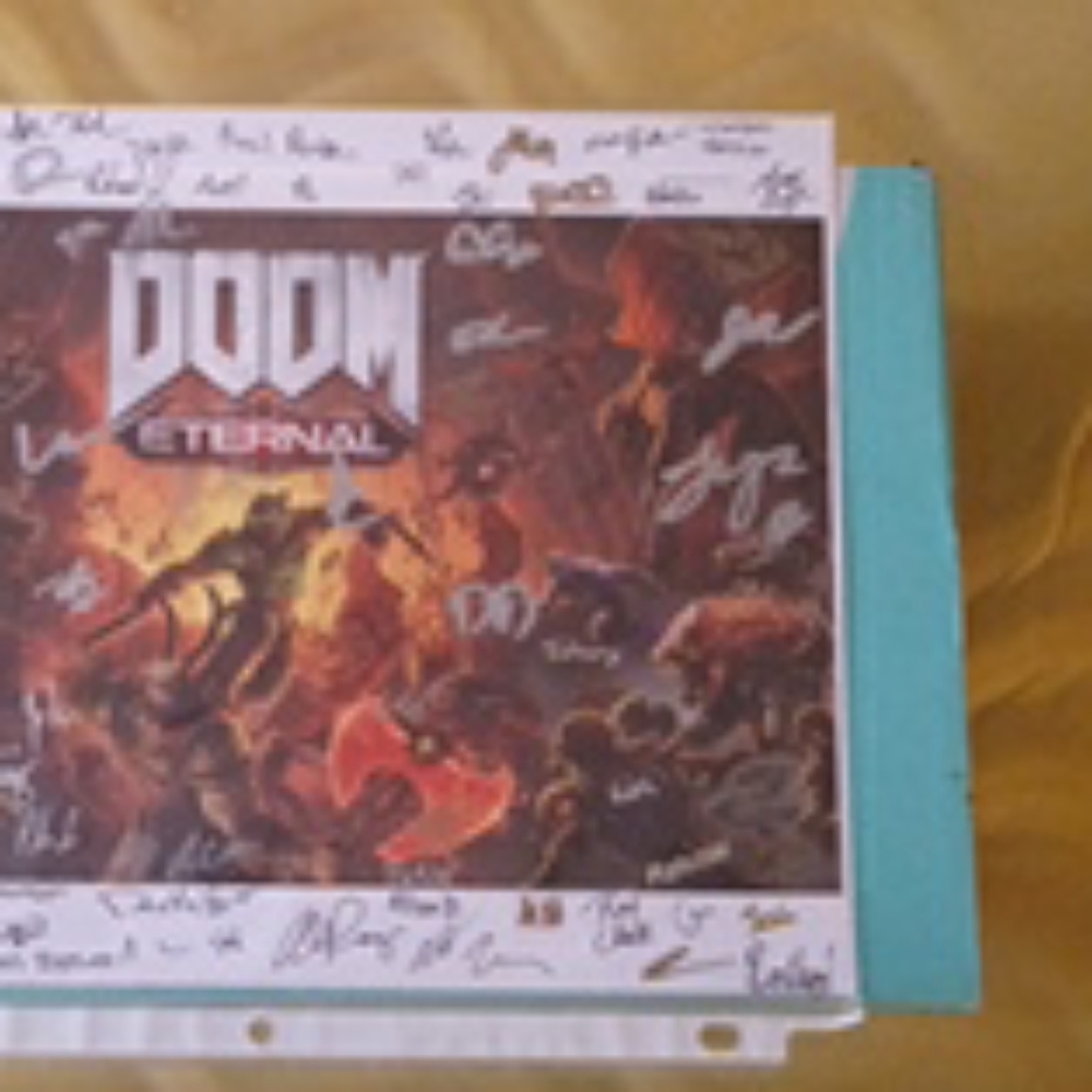 Autographed DOOM ETERNAL PHOTO